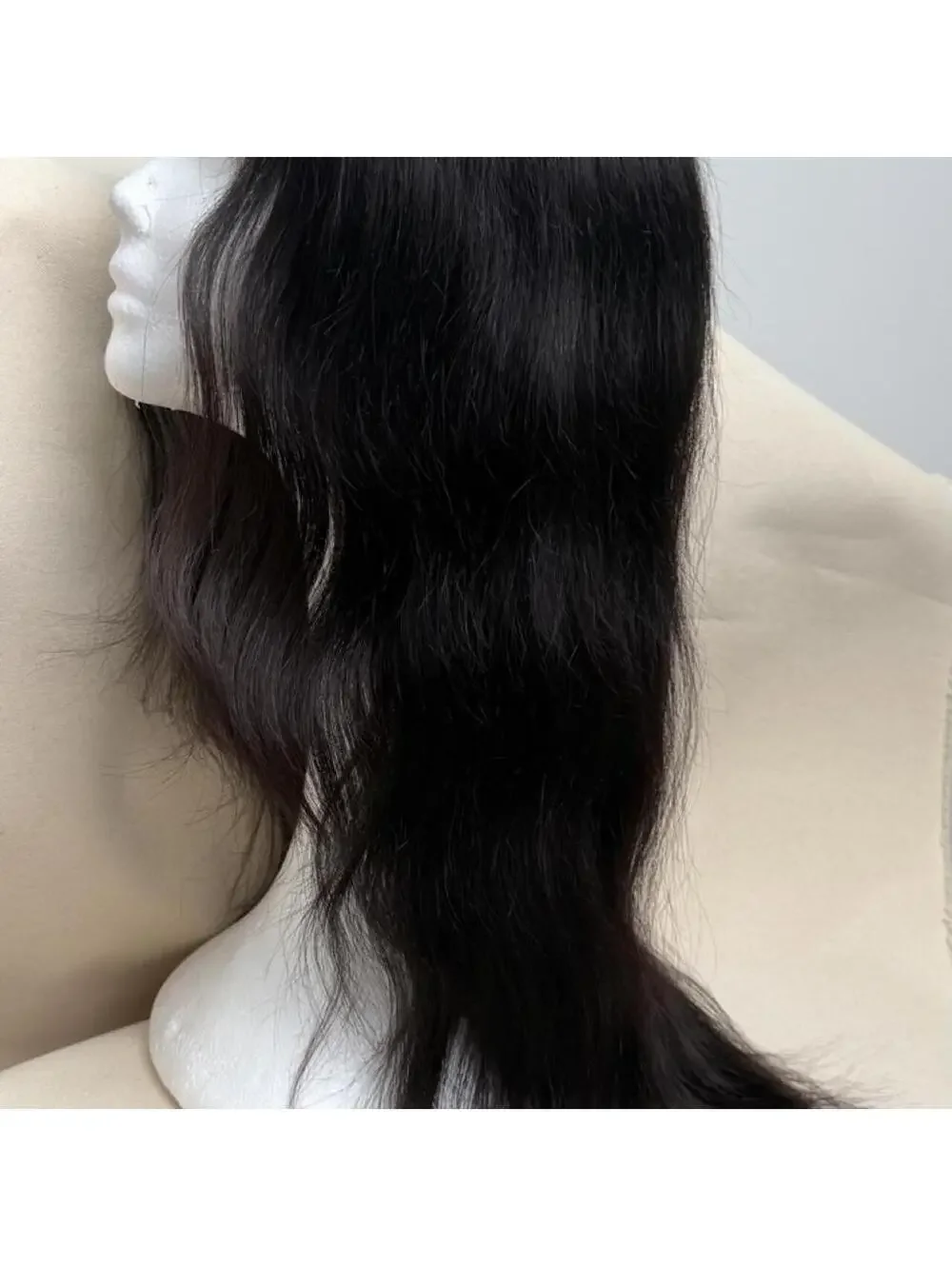 Human Hair Lace Front Wig 13x4 Body Wave 20in Black Unprocessed
